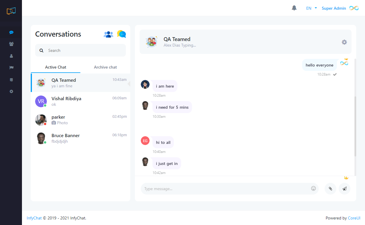 Active Conversations